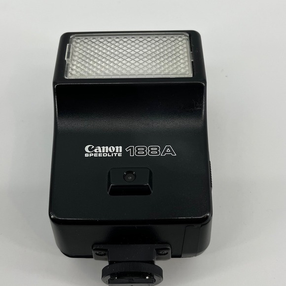 Canon Speedlite 188A Shoe Mount Flash for 35MM SLR Film Camera Untested - Picture 1 of 5